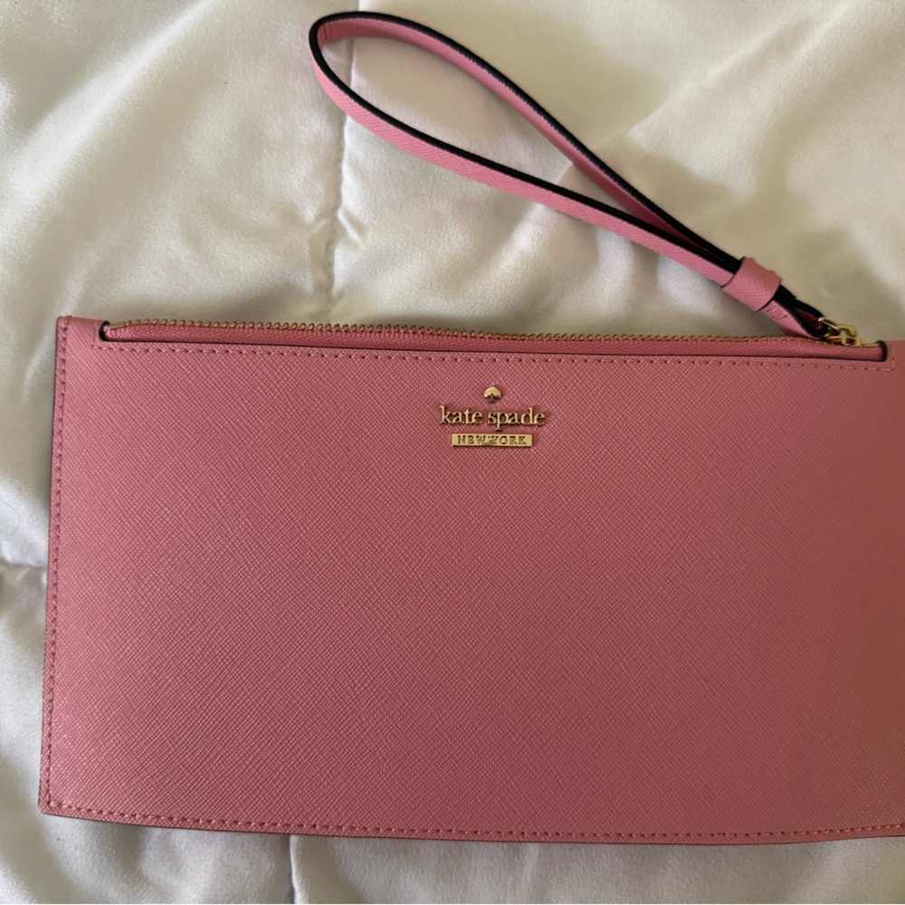 Kate Spade Rose Pink Wristlet Clutch